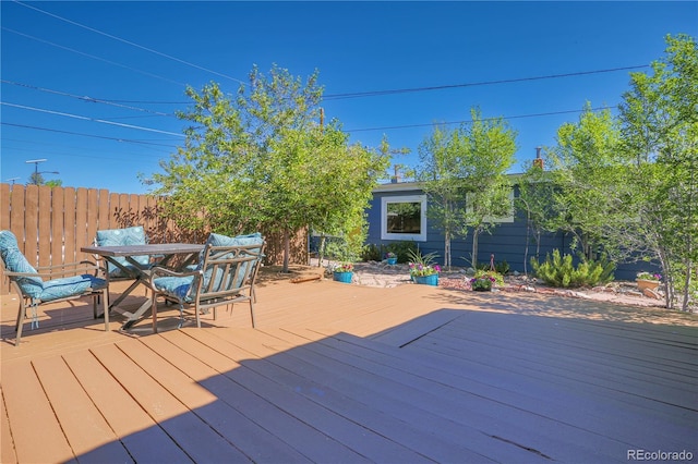 323 W 8th St, Salida, CO 81201 - deck with outdoor dining space