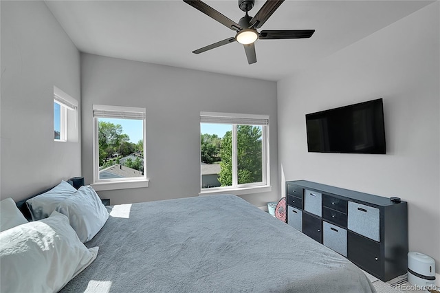 7035 E 38th Ave Unit 4, Denver, CO 80207 - bedroom with a ceiling fan