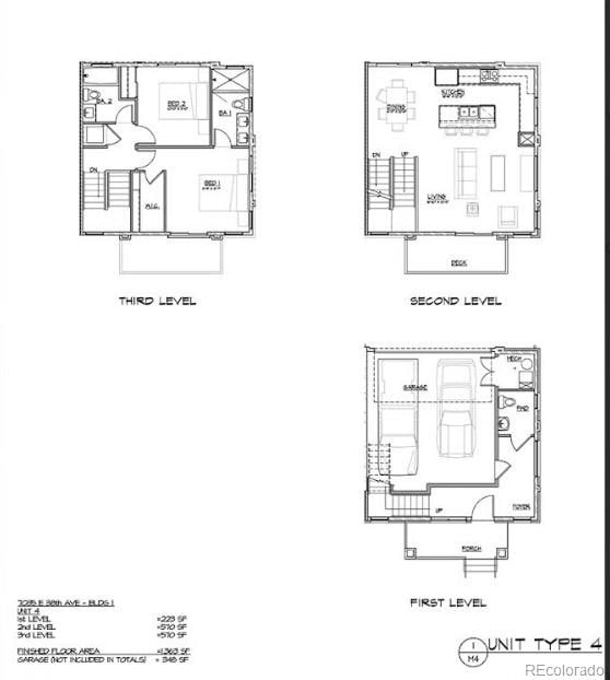 7035 E 38th Ave Unit 4, Denver, CO 80207 - home floor plan