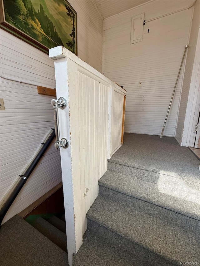 view of staircase