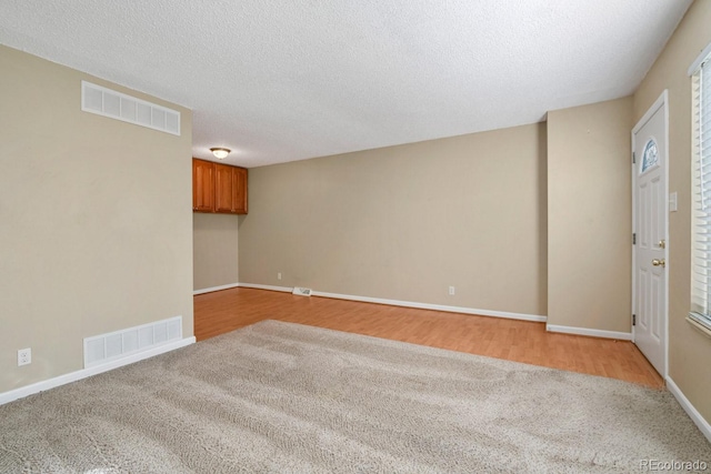 1195 S Oneida St Unit E, Denver, CO 80224 - empty room featuring light colored carpet and a textured ceiling