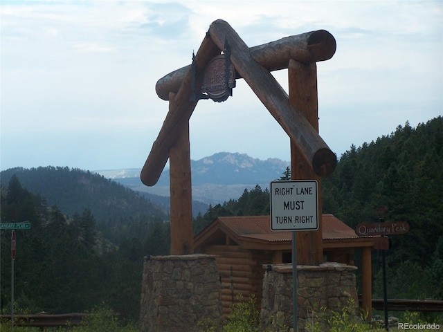 15077 Wilson Peak Rd, Pine, CO 80470 - exterior view of mountains and a forest