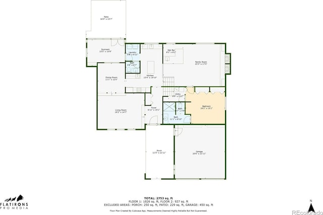8793 E Monmouth Pl, Denver, CO 80237 - home floor plan