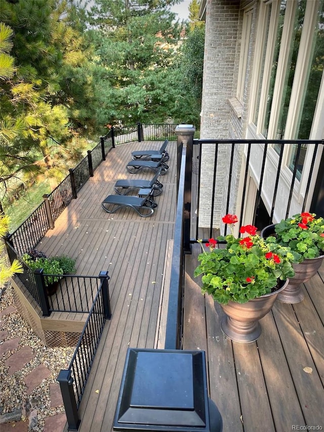 view of deck