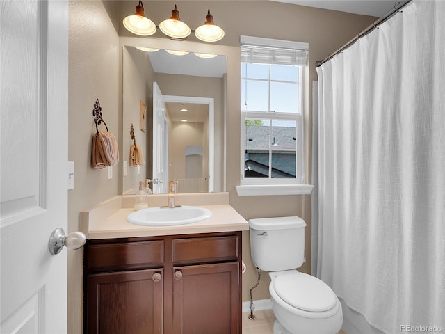 1234 Riddlewood Ln, Highlands Ranch, CO 80129 - bathroom with vanity and toilet