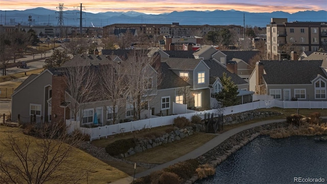 exterior space featuring a residential view