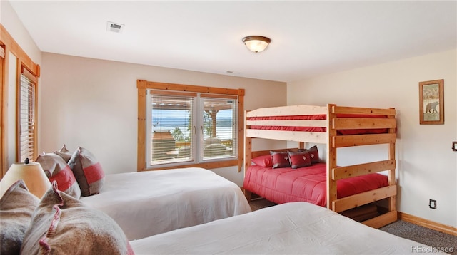 bedroom featuring carpet floors