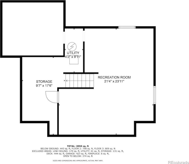 12646 S Dove Creek Way, Parker, CO 80134 - floor plan / room layout