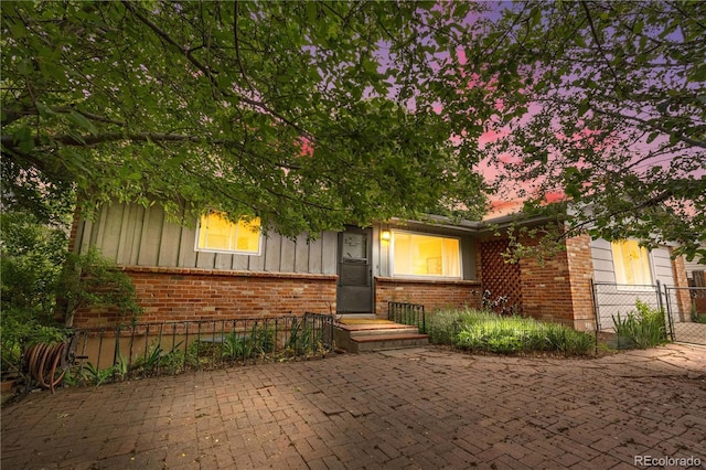 3700 Indianpipe Cir, Colorado Springs, CO 80918 - view of front of property with board and batten siding and brick siding