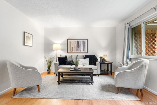 3700 Indianpipe Cir, Colorado Springs, CO 80918 - living area with wood finished floors and baseboards