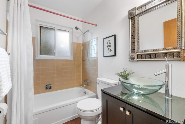 3700 Indianpipe Cir, Colorado Springs, CO 80918 - bathroom featuring shower / bath combo and vanity