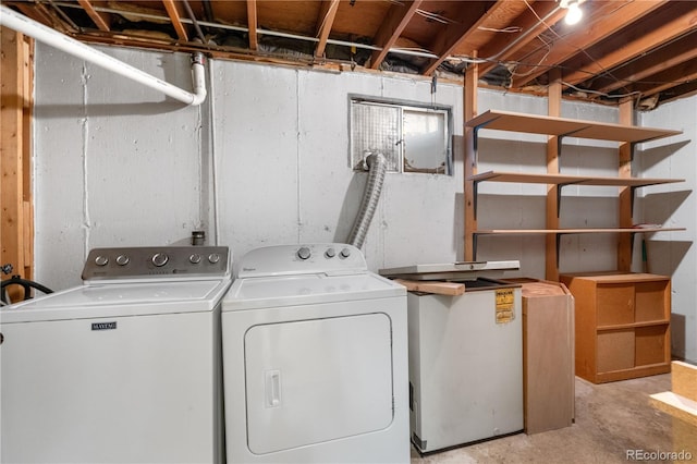 3700 Indianpipe Cir, Colorado Springs, CO 80918 - laundry area featuring separate washer and dryer