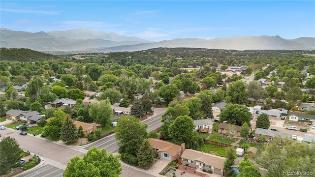 3700 Indianpipe Cir, Colorado Springs, CO 80918 - aerial perspective of suburban area with a mountain backdrop