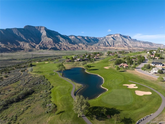 332 Battlement Creek Trl, Parachute, CO 81635 - view of property location featuring a water and mountain view and a golf club