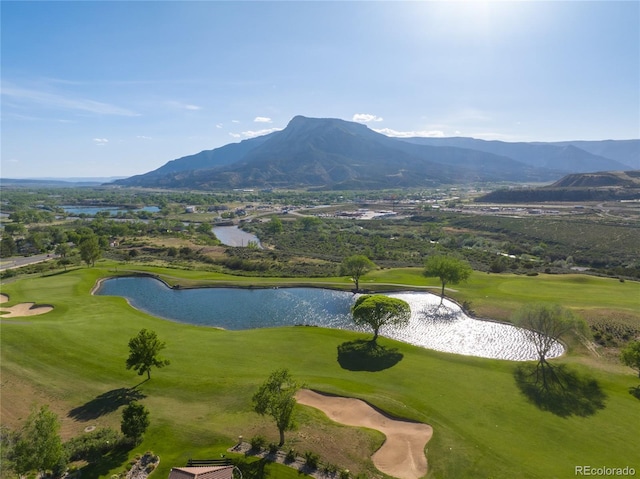 332 Battlement Creek Trl, Parachute, CO 81635 - view of property's community featuring a water and mountain view and view of golf course