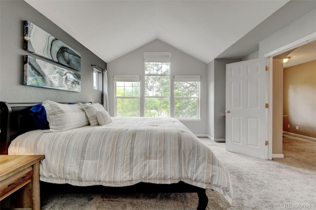13025 Umatilla Ct, Denver, CO 80234 - bedroom featuring carpet floors and vaulted ceiling