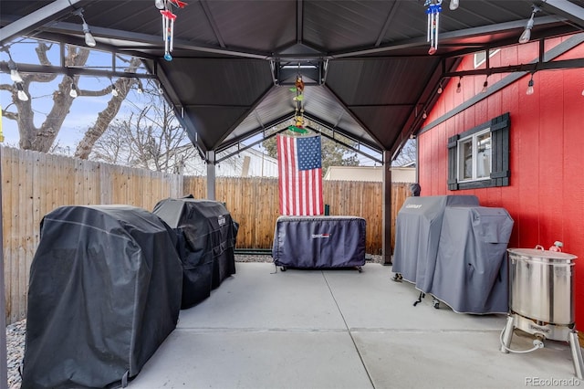 view of patio / terrace featuring area for grilling