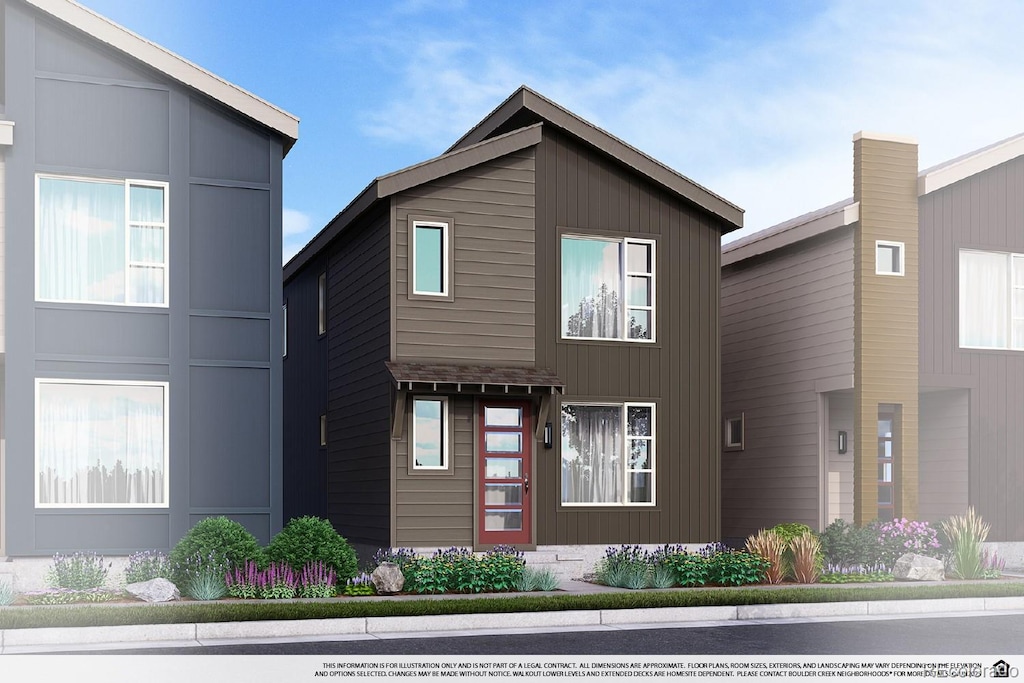 1569 W 166th Ave, Broomfield, CO 80023 - view of contemporary house