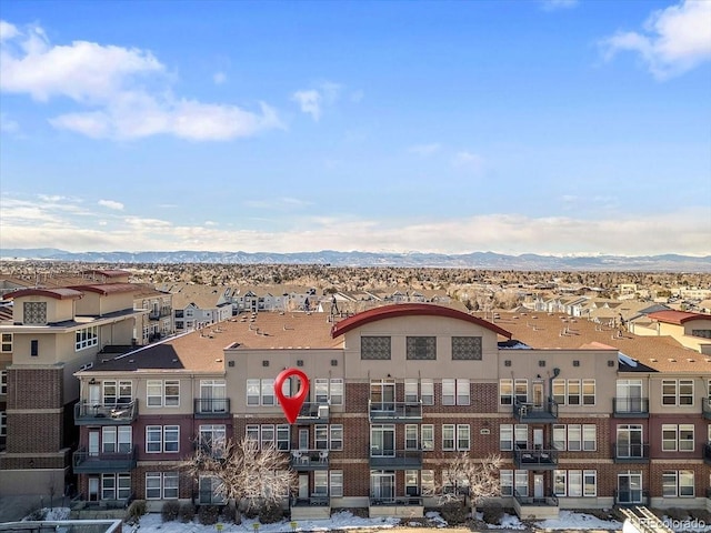 view of property with a mountain view