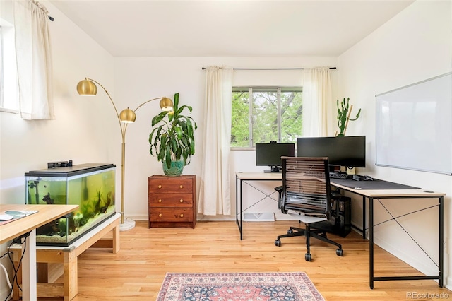 12193 W New Mexico Pl, Lakewood, CO 80228 - home office with wood finished floors