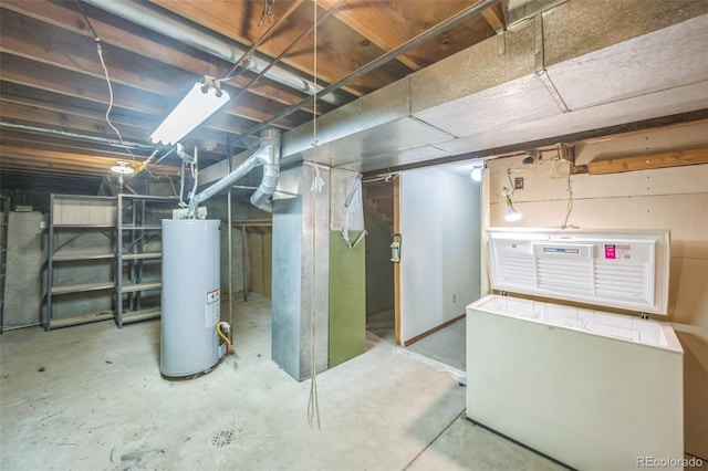 4474 S Vrain St, Denver, CO 80236 - unfinished below grade area featuring water heater