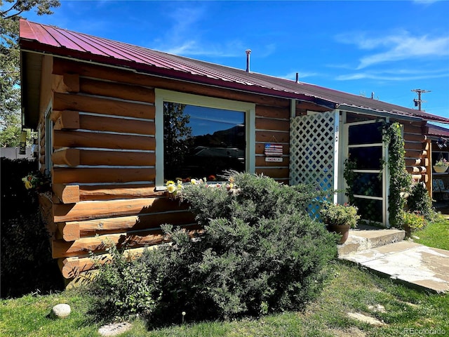 view of rear view of property