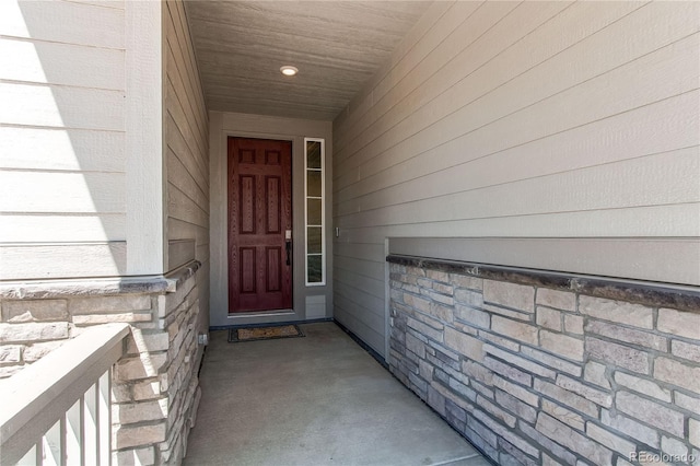 view of entrance to property