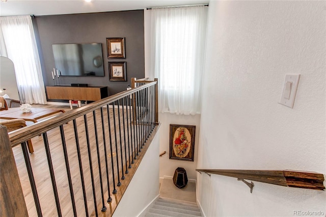 view of stairs
