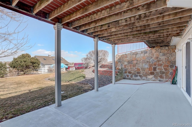 view of patio