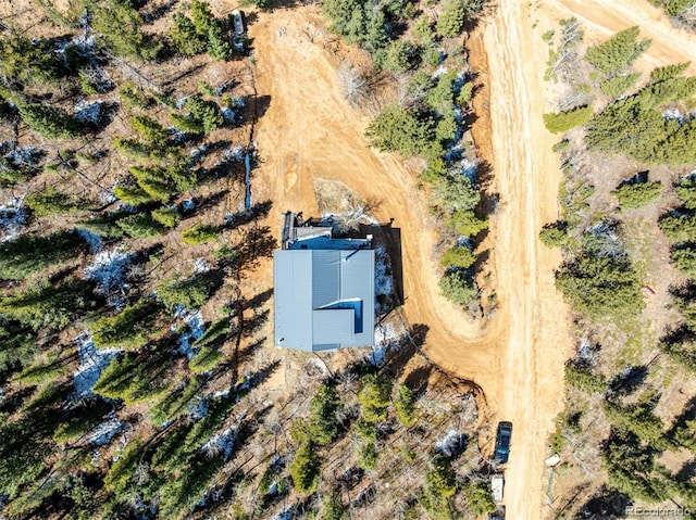 bird's eye view featuring a rural view