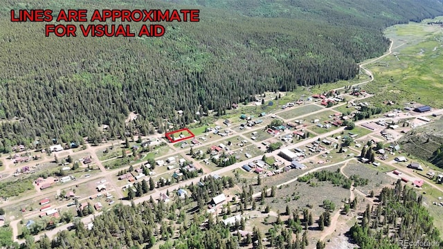 420 Quarzt Ln, Pitkin, CO 81241 - aerial view of property's location with a forest