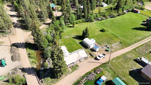 420 Quarzt Ln, Pitkin, CO 81241 - aerial view