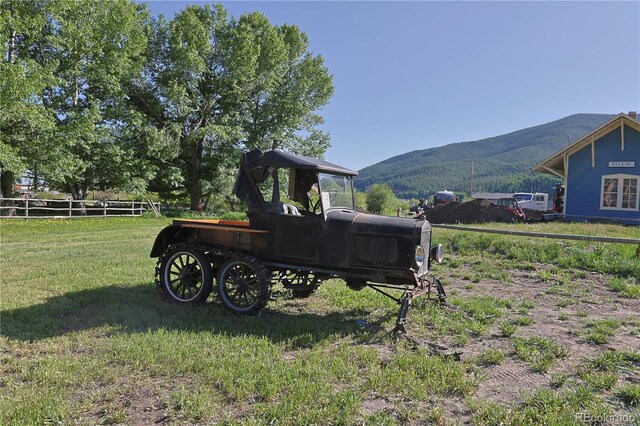 420 Quarzt Ln, Pitkin, CO 81241 - view of yard with a mountain view