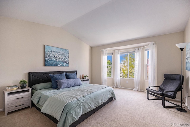 3289 Cummings Dr, Erie, CO 80516 - bedroom with carpet flooring and vaulted ceiling