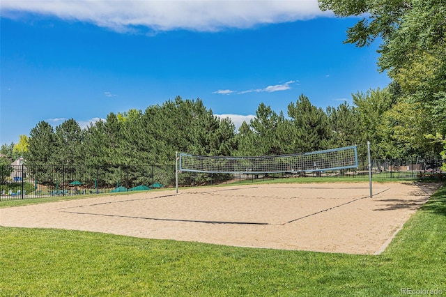 3289 Cummings Dr, Erie, CO 80516 - view of community featuring volleyball court