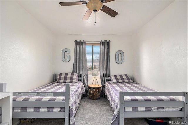 23813 Broadmoor Dr, Parker, CO 80138 - carpeted bedroom with a ceiling fan