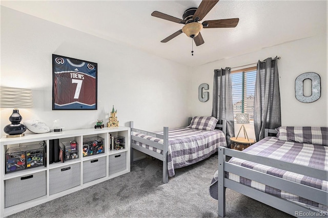 23813 Broadmoor Dr, Parker, CO 80138 - bedroom with carpet flooring and a ceiling fan