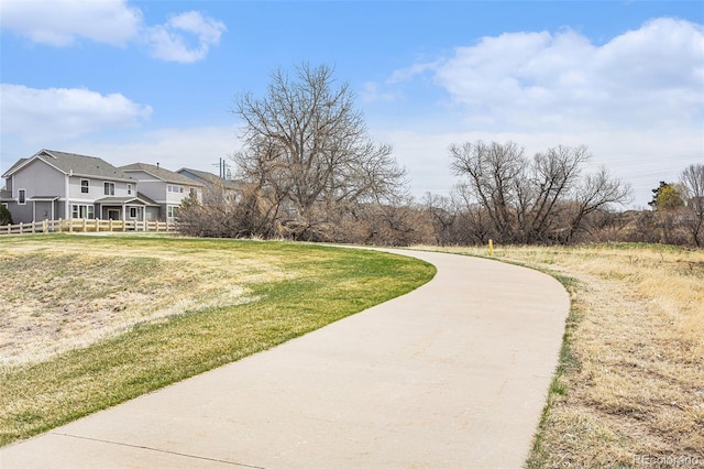 23813 Broadmoor Dr, Parker, CO 80138 - view of community with a yard and fence