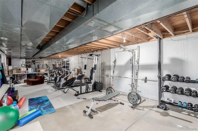 view of exercise room