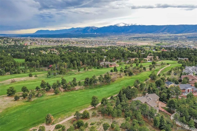 20050 Lost Arrowhead Dr, Monument, CO 80132 - drone / aerial view of a mountain backdrop