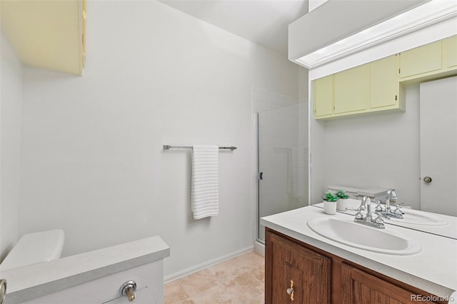 2049 Sussex Ln, Colorado Springs, CO 80909 - full bath with vanity and a stall shower