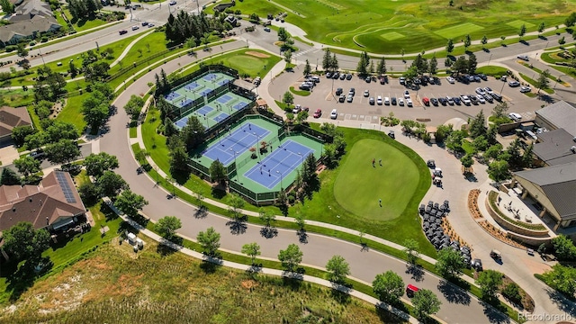 7713 S Zante Ct, Aurora, CO 80016 - bird's eye view of a golf course