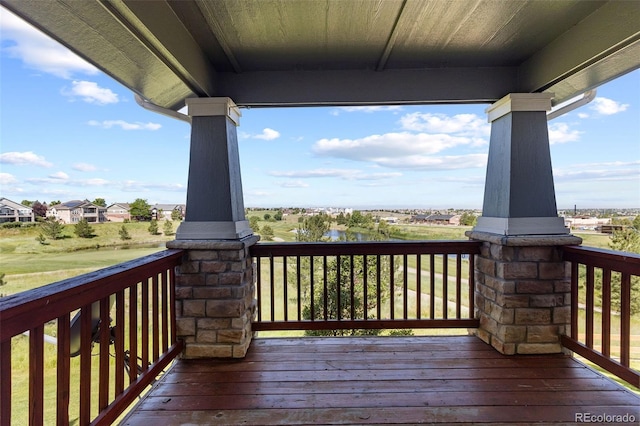 7713 S Zante Ct, Aurora, CO 80016 - deck with a residential view