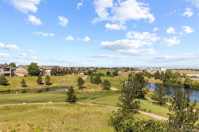 7713 S Zante Ct, Aurora, CO 80016 - drone / aerial view of a large body of water and a local golf course