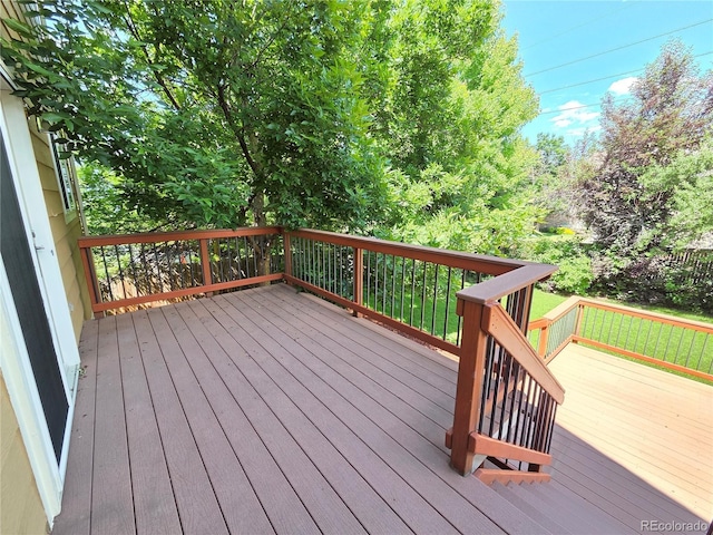 8772 S Carr Way, Littleton, CO 80128 - view of wooden terrace