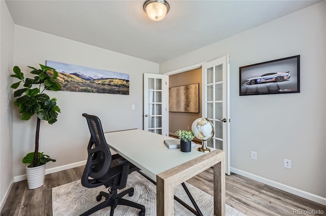 4318 Hessite Loop, Colorado Springs, CO 80938 - office space with light wood-type flooring and baseboards
