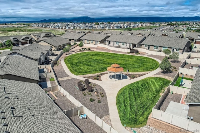 4318 Hessite Loop, Colorado Springs, CO 80938 - aerial perspective of suburban area with a mountain backdrop