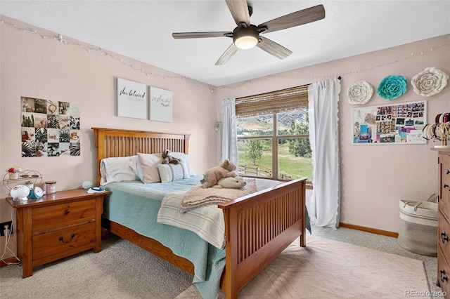 1 Amaranth Dr, Littleton, CO 80127 - bedroom featuring light carpet and a ceiling fan