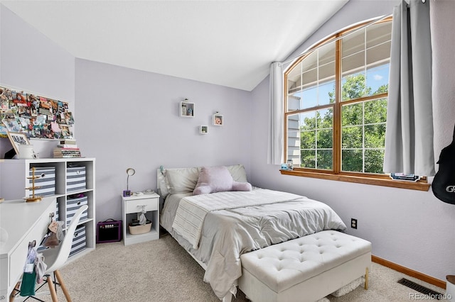 1 Amaranth Dr, Littleton, CO 80127 - bedroom with vaulted ceiling and carpet floors