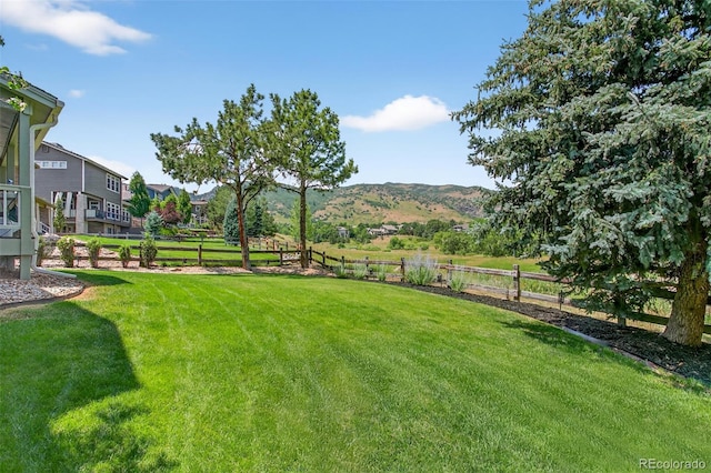 1 Amaranth Dr, Littleton, CO 80127 - view of yard featuring a mountain view